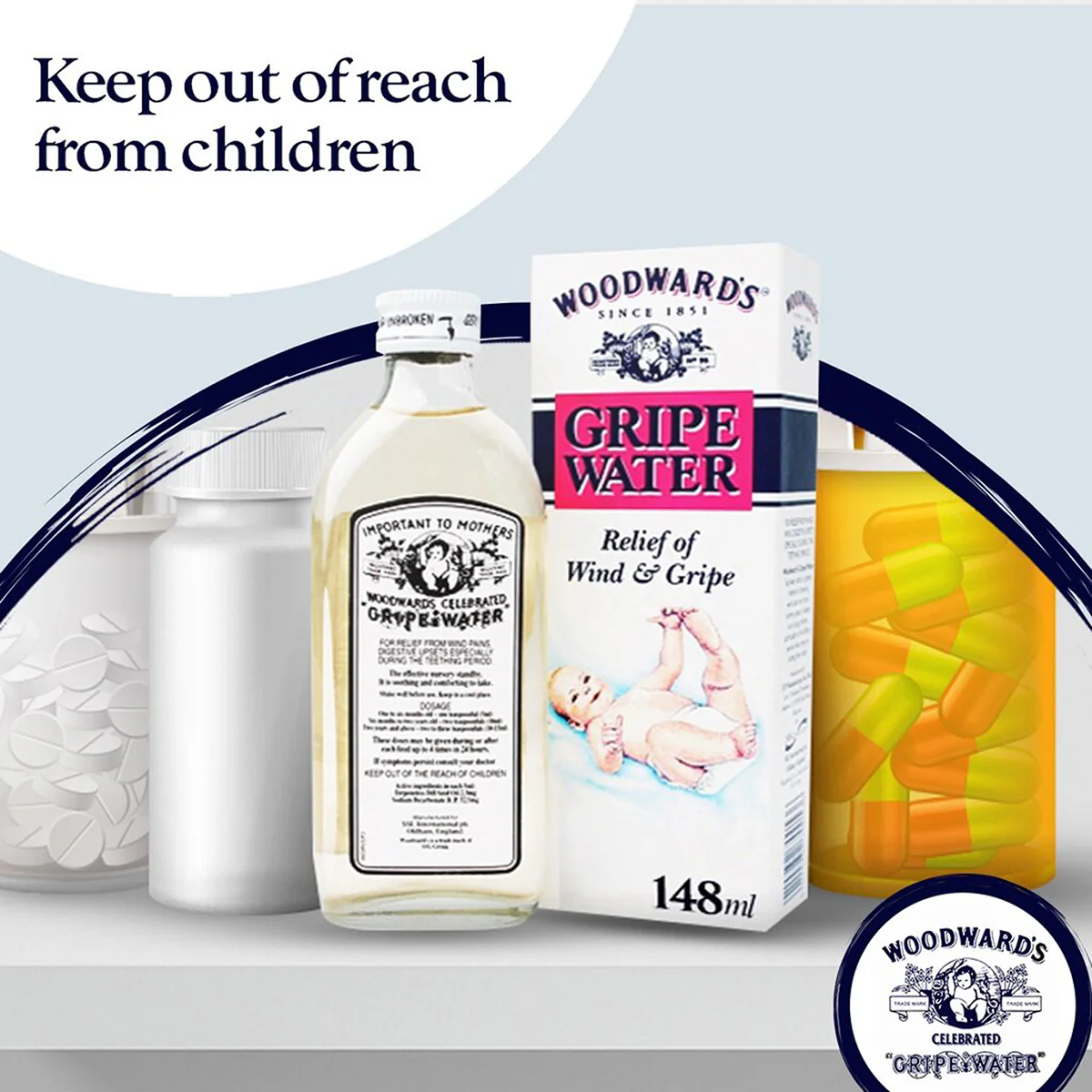 WOODWARDS GRIPE WATER 148ML - Image 3