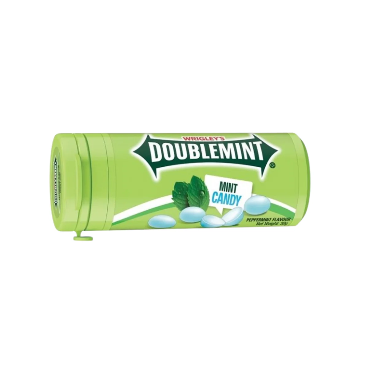 WRIGLEY DOUBLEMINT CHEWY MINTS PEPPERMINT TUBE 30G
