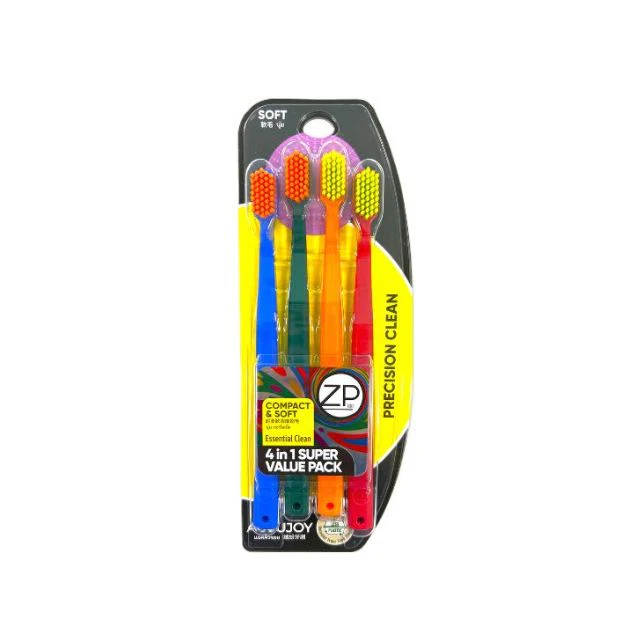 ZP ACCUJOY TOOTHBRUSH 4 IN 1 SUPER VALUE PACK